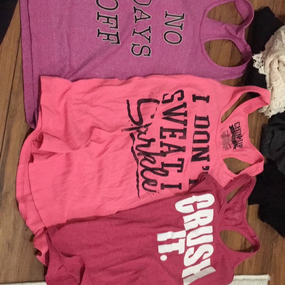 3 workout tees